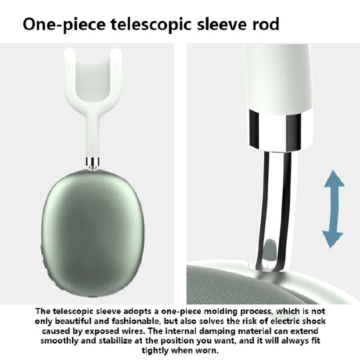 VEDO P9-Max TWS Wireless Bluetooth Over-Ear Headphones Deep Bass Microphone