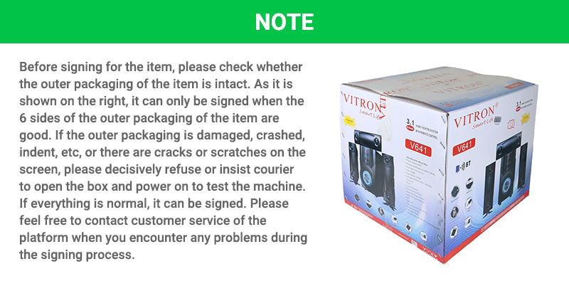 Vitron 3.1CH V641 X-Bass Home Theatre Bluetooth USB FM Stereo System