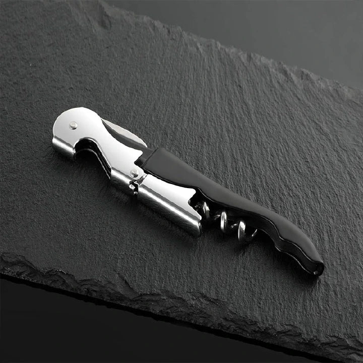 Premium Stainless Steel Wine Bottle Opener Multi-tool Corkscrew with Foil Cutter