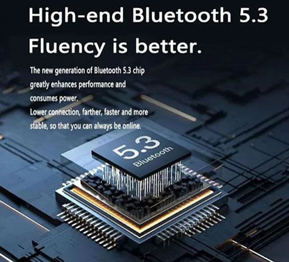 RichRipple Air31 Plus Bluetooth Earbuds: LED Display, Long Life, Translucent Case