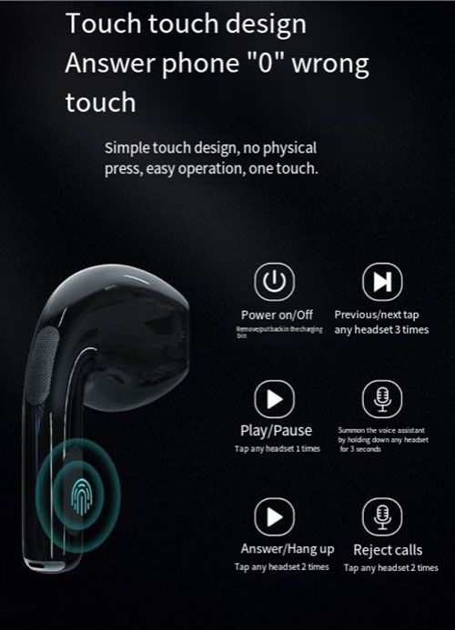 RichRipple Air31 Plus Bluetooth Earbuds: LED Display, Long Life, Translucent Case