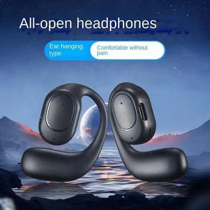 One Factory Single-Ear Bluetooth Earphone, Hook Design, Stereo Sound, Noise Reduction
