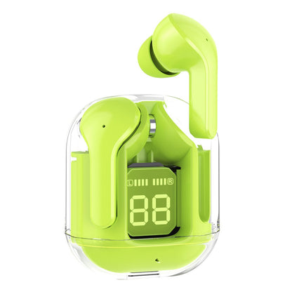 RichRipple Air31 Plus Bluetooth Earbuds: LED Display, Long Life, Translucent Case