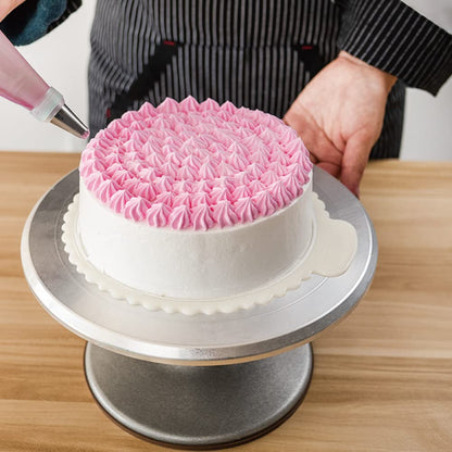 36-Piece Rose Pastry Nozzle Set: Stainless Steel Icing Tips & Silicone Bags