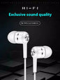 3.5mm Wired Earphones: HIFI Bass, In-Ear Stereo, Mic for Gaming & Sports