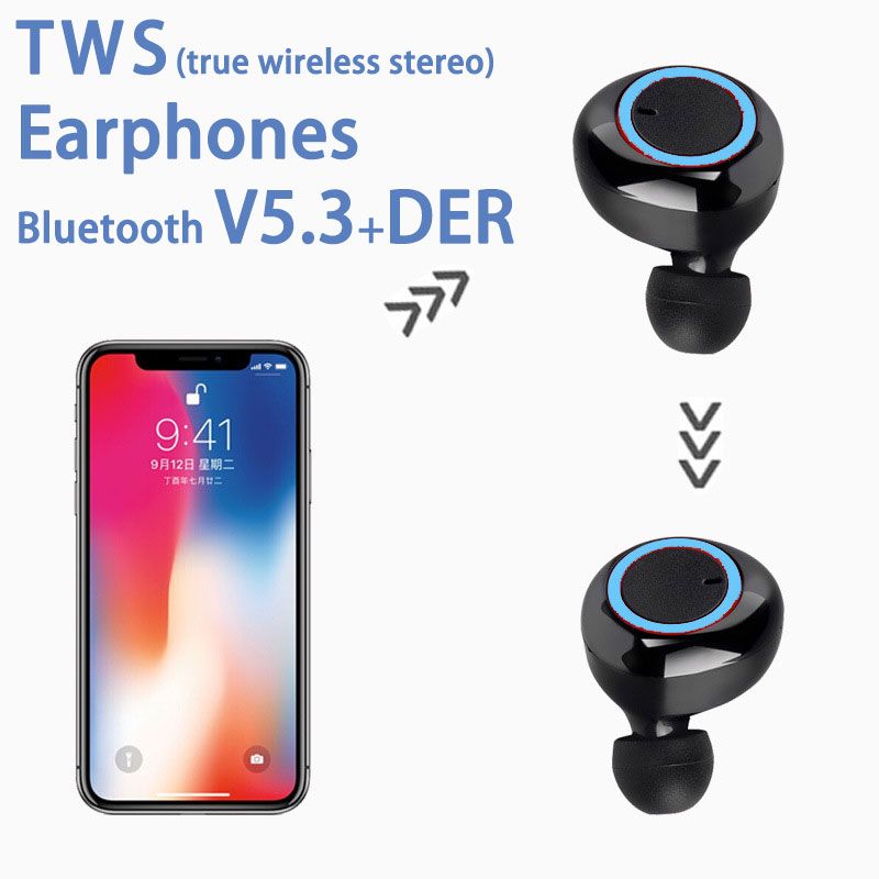 Y50 Plus Wireless Bluetooth TWS Stereo Earbuds with Mic, Touch Control
