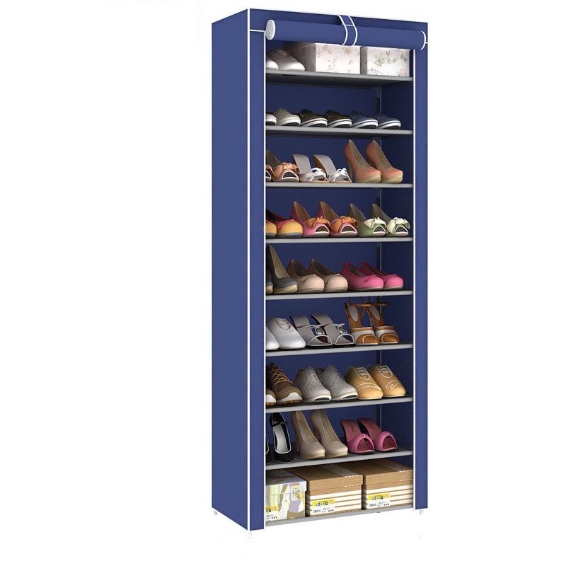 Jaza Keja 6-Tier Dustproof Shoe Rack, Freestanding Easy Assembly Storage Organizer