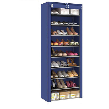 Jaza Keja 6-Tier Dustproof Shoe Rack, Freestanding Easy Assembly Storage Organizer
