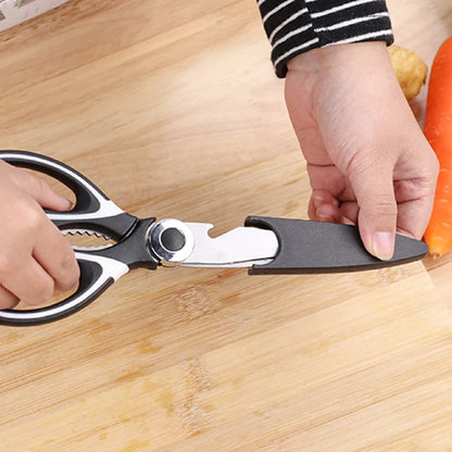 Multifunctional Stainless Steel Kitchen Shears: Bone, Chicken, Fish, Household Tasks