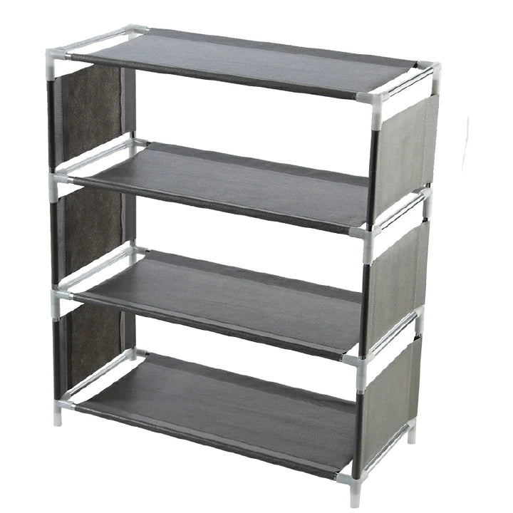 Versatile 4-5 Tier Portable Shoe Rack Organizer for Home Living Storage