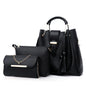 Stylish 3-Piece Women's Handbag Set: Tote, Crossbody, Purse for Ladies