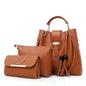 Stylish 3-Piece Women's Handbag Set: Tote, Crossbody, Purse for Ladies