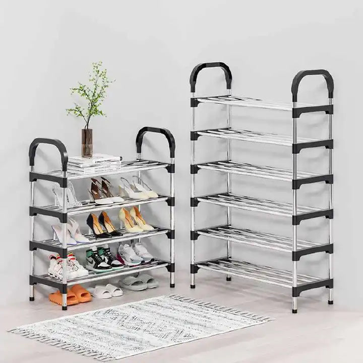 Jaza Keja 6-Tier Easy Assemble Shoe Rack - Space-Saving Entryway Storage