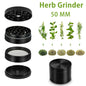 Premium 4-Layer Magnetic Herb Grinder Spice Mill Crusher with Pollen Sifter