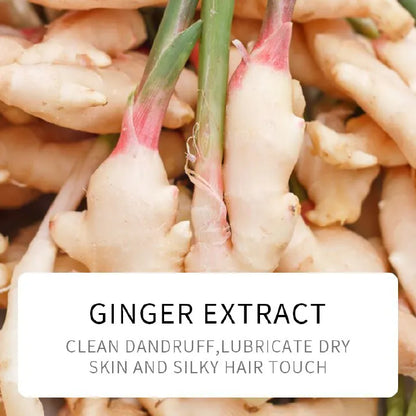 SADOER Ginger Hair Care 4-Piece Set: Deep Nourishment for Elastic, Shiny Hair