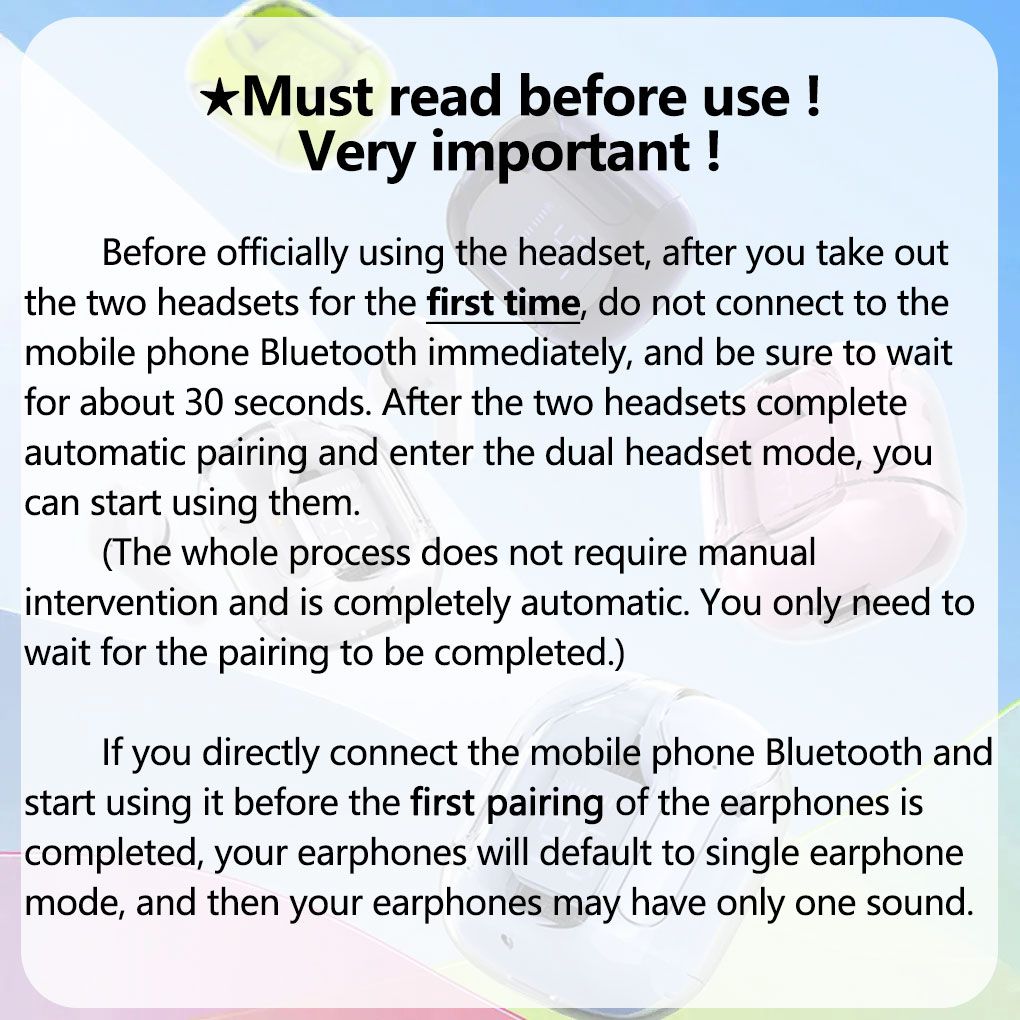 Transparent Wireless Bluetooth Earbuds: Macaron Colors, Touch Control, LED, HiFi, Noise-Canceling