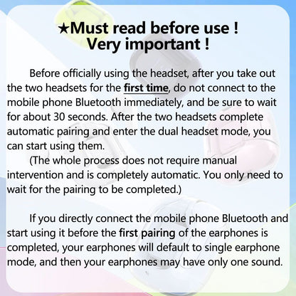 Transparent Wireless Bluetooth Earbuds: Macaron Colors, Touch Control, LED, HiFi, Noise-Canceling