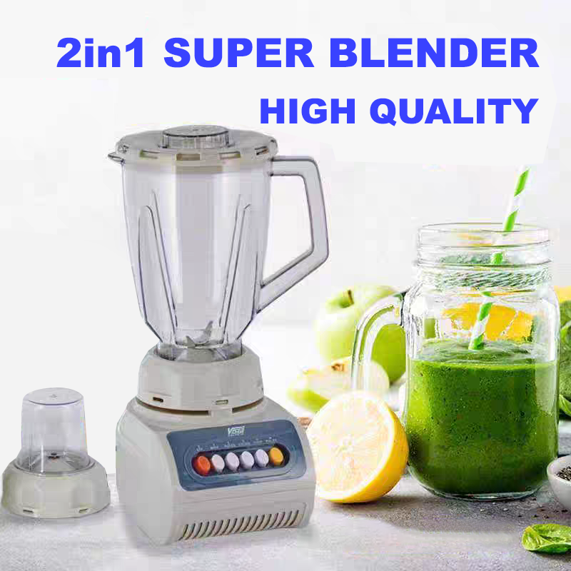Powerful ElectroMate 2-in-1 Multifunctional Blender: Juicer, Grinder, 1.6 Quart Capacity