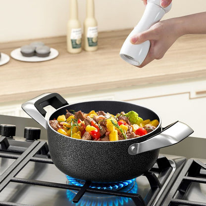 Jamespot 11-Piece Aluminum Non-Stick Cookware Set: Multi-Size Pots, Lids, Frying Pan