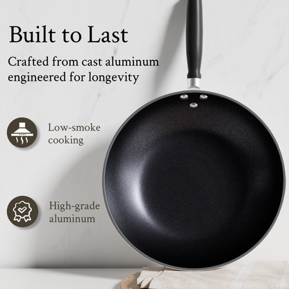 Jamespot 11-Piece Aluminum Non-Stick Cookware Set: Multi-Size Pots, Lids, Frying Pan