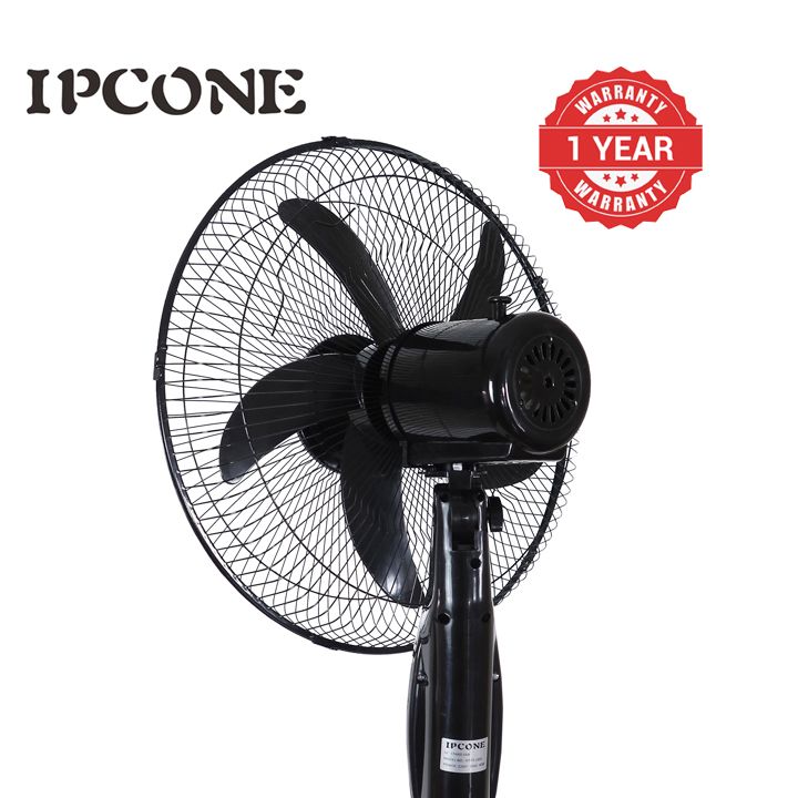 IPCONE 16-inch 5-Blade Stand Fan: 3-Speed Powerful Cooling Floor Fan