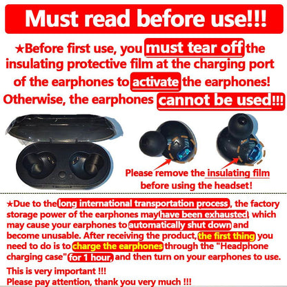 Y50 Plus+ TWS Wireless Bluetooth Earbuds: Noise Cancelling, Touch Control, with Mic