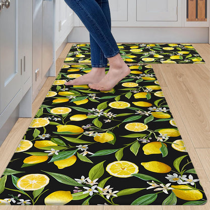 2-Piece Anti-Fatigue Kitchen Rug Set: Non-Slip, Dirt-Resistant Floor Mats