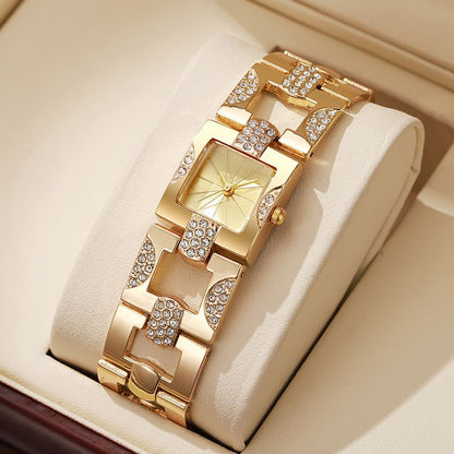 Elegant Silver Quartz Bracelet Watch for Women - High Quality Fashion