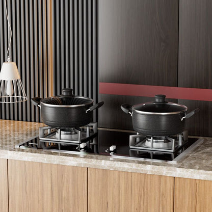 Jamespot 11-Piece Die-Cast Non-stick Cookware Set with Induction Pots & Pan