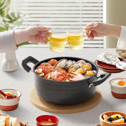 Jamespot 11-Piece Die-Cast Non-stick Cookware Set with Induction Pots & Pan