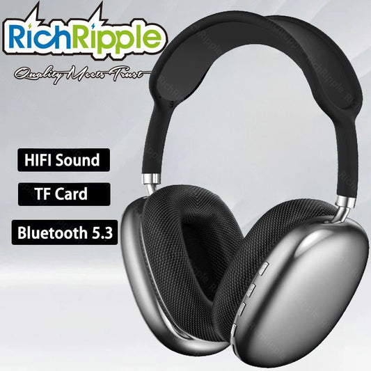 RichRipple P9 Air Max Wireless Bluetooth Headphones Sports Gaming Noise Reduction Earphone