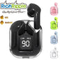 RichRipple Air31 Plus Bluetooth Earbuds: LED Display, Long Life, Translucent Case
