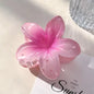 Vibrant Hawaiian Flower Hair Claw Clips for Thick Hair, Strong Nonslip Grip