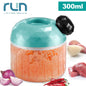 300ml Mini Manual Food Processor: Garlic, Vegetable, Fruit Chopper & Grinder