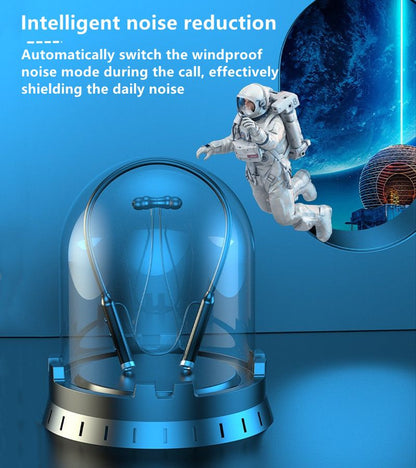 RichRipple G03 Wireless Bluetooth Sports Neckband Earphones with Magnetic Voice Assistant