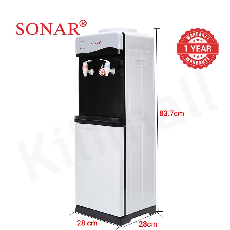 Sonar Top Load Hot & Normal Water Dispenser, Energy Saving, Storage Cabinet