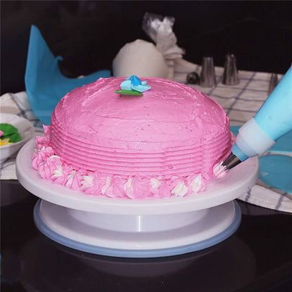 164-Piece Ultimate Cake Decorating Kit with Rotating Stand & Baking Tools