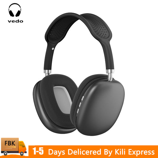 VEDO P9-Max TWS Wireless Bluetooth Over-Ear Headphones Deep Bass Microphone
