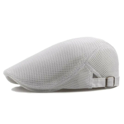 Unisex Mesh Flat Beret Cap - Summer Golf Driving Sun Protection