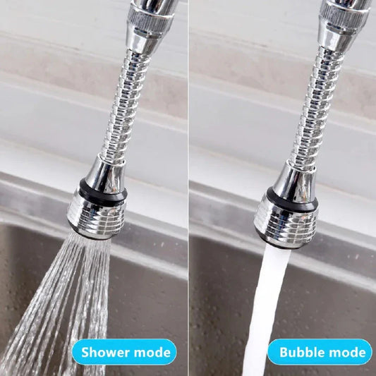 360-Degree Swivel Faucet Extender: Water Saving Nozzle Filter for Kitchen Sink