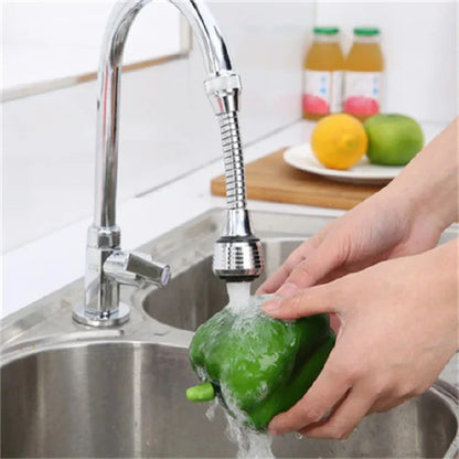 360-Degree Swivel Faucet Extender: Water Saving Nozzle Filter for Kitchen Sink