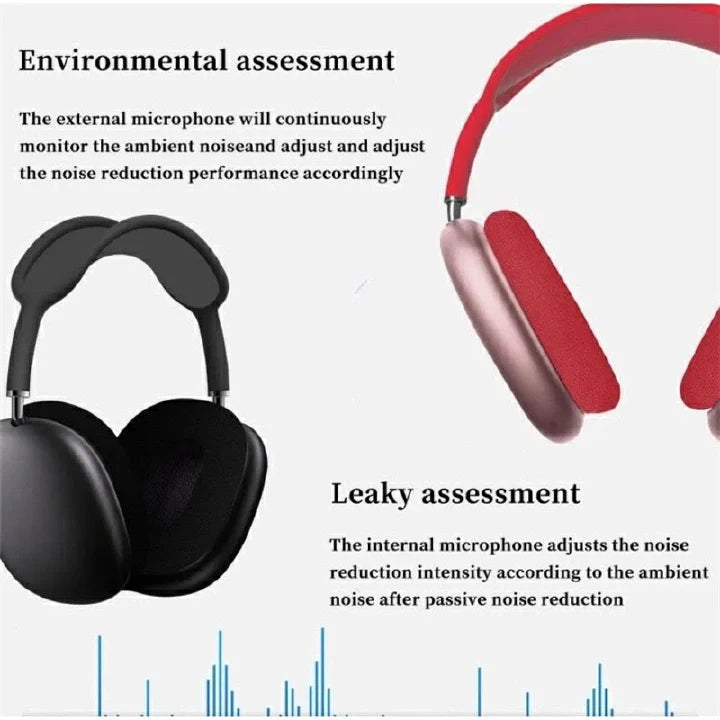 RichRipple P9 Air Max Wireless Bluetooth Headphones Sports Gaming Noise Reduction Earphone