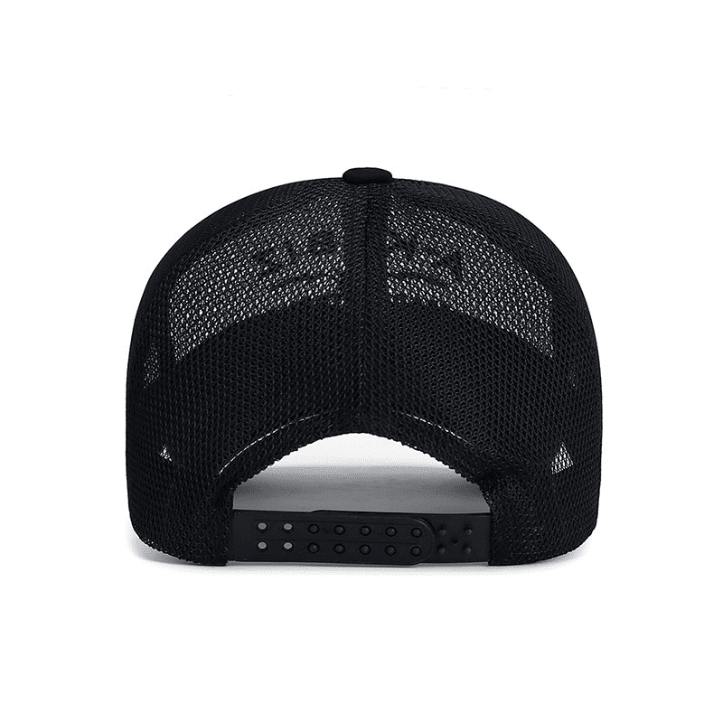 Solid Color Summer Mesh Baseball Cap Quick Dry Breathable Sun Protection Adjustable Snapback Hat