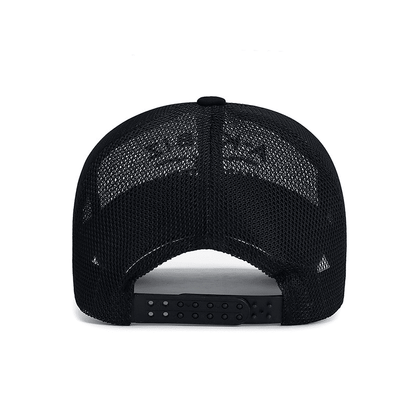 Solid Color Summer Mesh Baseball Cap Quick Dry Breathable Sun Protection Adjustable Snapback Hat