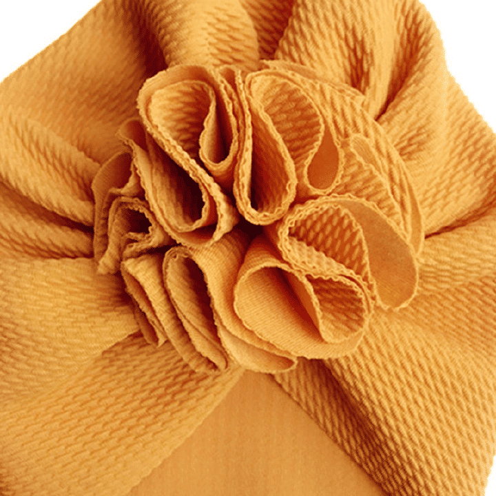 3-Pack Cute Floral Baby Turban & Beanie Caps for 0-18m Infant Girls