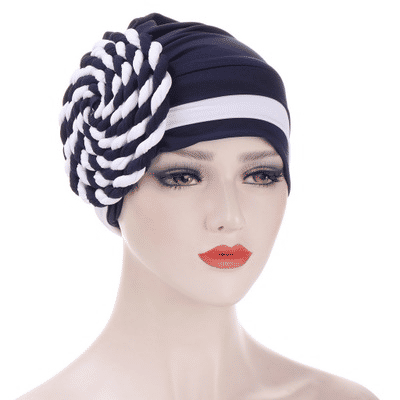 Elegant Women's Stretch Turban Headwrap, Soft Bonnet Headscarf for Daily Wear