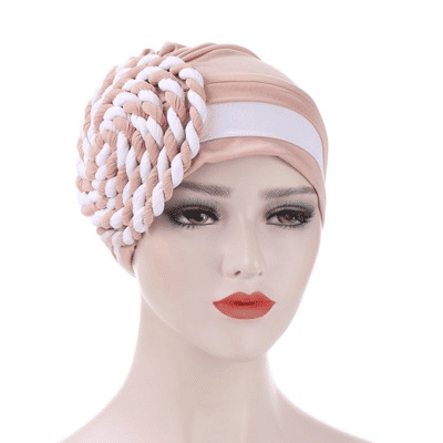 Elegant Women's Stretch Turban Headwrap, Soft Bonnet Headscarf for Daily Wear