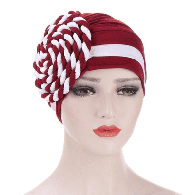 Elegant Women's Stretch Turban Headwrap, Soft Bonnet Headscarf for Daily Wear