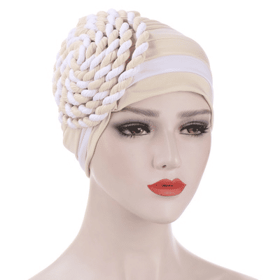 Elegant Women's Stretch Turban Headwrap, Soft Bonnet Headscarf for Daily Wear