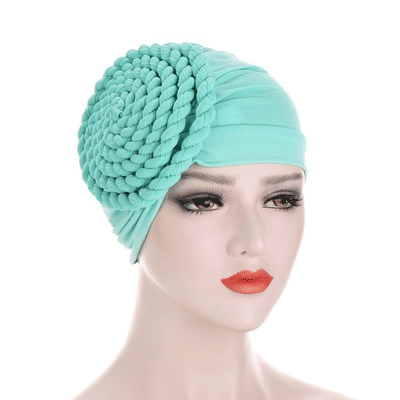 Elegant Braided Turban Head Wrap for Women - Soft, Stylish, Versatile Headwear